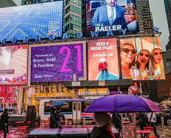 Outdoor advertising billboard